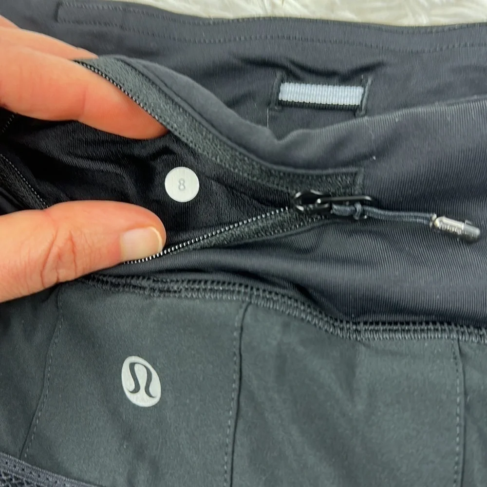 Lululemon Run: Pace Setter Skirt Black - Picture 9 of 9